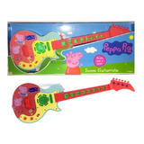 Guitarra Eletrônica Peppa Pig Com Sons