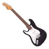 Guitarra Encore Lhe6 Canhota Black By Vintage Braço Bolt On