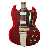 Guitarra EpiPhone Sg Standard 61 Maestro Vibrola Cherry