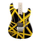 Guitarra Evh Eddie Van Halen Striped Series Black Yellow
