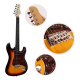 Guitarra Giannini Elétrica Standard G100 3 tone Sunburst Cor 3 tone Sunburst tortoise Shell Material Do Diapasão Madeira Técnica Orientação Da Mão Destro