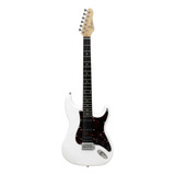 Guitarra Giannini Strato G 101 Branca Com Escudo Tortoise