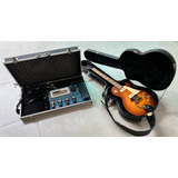 Guitarra Gibson Les Paul Pedaleira Roland Gr 55 Cases