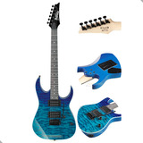 Guitarra Ibanez Superstrato Grg120qasp Bgd Blue