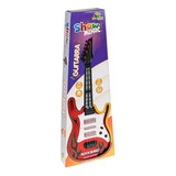 Guitarra Infantil Instrumento Qualidade Premium Led E Som