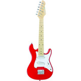 Guitarra Infantil Profissional Clk10 Rd Vermelh