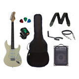 Guitarra Memphis By Tagima Stratocaster Mg30 Caixa