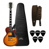 Guitarra Michael Gm755n Les Paul Vs Vintage Sunburst Kit