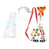 Guitarra Musical Infantil Girafa 26 Teclas Sons E 10 Músicas