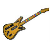 Guitarra Para Ps2 Ps3 Nintendo Wii Cor Madeira Sem Fio Nova