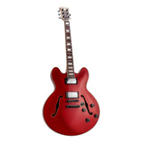 Guitarra Phx Semi Acustica Ac 01 Vermelha C Garantia
