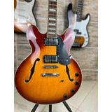 Guitarra Semi Acústica Giannini Diamond Golden Modelo Rs320