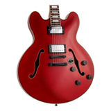 Guitarra Semi Acústica Phx Eclipse Ac1 Vermelha I Regulada