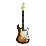 Guitarra Strato Aria Pro 2 714 std Fullerton Single coil Cor Marrom Orientação Da Mão Destro