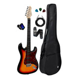 Guitarra Strato Giannini G100 3 Ts tt Acessórios Afinador