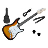 Guitarra Stratocaster Classica Cores Bag Correia Oferta