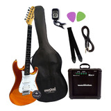 Guitarra Stratocaster Elétrica Tagima Tg 520 Kit C ampli