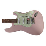 Guitarra Stratocaster Sheel Pink Estilo Mateus
