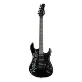 Guitarra Stratocaster Tagima Bk Rock In Rio Preto Brilhante Orientação Da Mão Destro