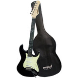 Guitarra Stratocaster Tagima Memphis Mg 30 Preta Capa