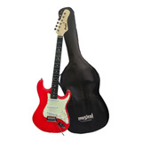 Guitarra Stratocaster Tagima Memphis Mg 30 Vermelha Com Capa