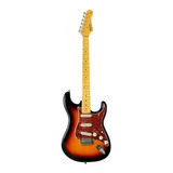 Guitarra Stratocaster Tagima Tw530 Woodstock Tw 530 Strato Cor Sunburst Material Do Diapasão Bordo Orientação Da Mão Destro