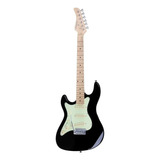Guitarra Strinberg Sts100bk Stratocaster Lh Preta De Canhoto