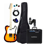 Guitarra Strinberg Tc120s Sb Telecaster cubo Acessorios Kit