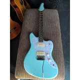 Guitarra Studebaker Jaguar Azul Escudo Madre