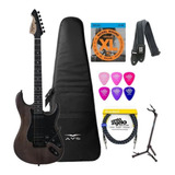 Guitarra Tagima Ja3 Juninho Afram Signature Nt Fosco kit