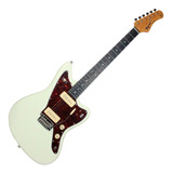 Guitarra Tagima Jazzmaster Woodstock Tw61 P90 Branco Vintage