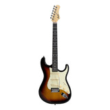 Guitarra Tagima Memphis Mg 30 Strato Caster Cor Sunburst Material Do Diapasão Madeira Técnica Orientação Da Mão Destro