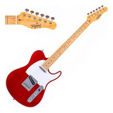 Guitarra Tagima T 550 Vermelha Telecaster 2s Candy Apple Top