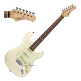 Guitarra Tagima T 635 Alder 22 Trastes Olympic White Df mg Cor Branco Material Do Diapasão Madeira De Bordo Orientação Da Mão Destro