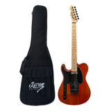 Guitarra Telecaster Seven Stc 307 Lh Canhoto C Bag