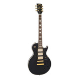 Guitarra Vintage Les Paul Reissued V1003 Bb Boulevard Black Material Do Diapasão Mogno Orientação Da Mão Destro