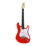 Guitarra Wgs Red Stratocaster Winner Vermelha