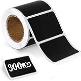 GULDSAMP 300 Etiquetas De Quadro Negro Adesivos De Quadro Negro De 5 3 Cm X 3 5 Cm à Prova D água Reutilizáveis Para Caixas De Armazenamento Salas De Artesanato Casamentos Armazenamento 