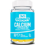 Gummy Cálcio Vitamina D3 100 Natural Produzido Com Pectina E Tapioca Sabor Algodão Doce