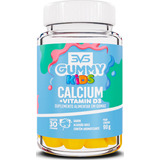 Gummy Cálcio Vitamina D3 Kids Sabor Algodão Doce 100 Natural Produzido Com Pectina E Tapioca