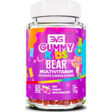 Gummy Multivitaminico De A A Zinco Kids Sabor Framboesa 100 Natural Produzido Com Pectina E Tapioca