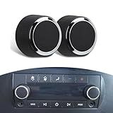 Gunroil Kit De 2 Botões De Controle De áudio De Rádio De Carro Botões De Controle De Volume De Veículo Duráveis à Prova D água Sintonizador De Mostrador Automotivo OEM 22912547 Compatível Com