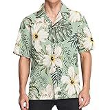 GuoChe Camisetas Havaianas Masculinas Tropicais Com