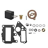 GXYWADY Kits De Reposição De Reparo De Carburador 382048 Para Motor De Popa Johnson Evinrude 9 5 HP 1964 1973 382048 BRP OMC Conjunto De Reconstrução De Carburador