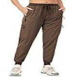 GymBrave Calça De Corrida Feminina Para Caminhada Impermeável Leve De Secagem Rápida Para Todas As Estações Cintura Elástica