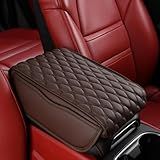 GYSTGL Almofada De Caixa De Apoio De Braço De Carro Para Ford Puma K2 Puma ST 2020 2021 2022 2023 2024 2025 2026 Capa De Console Central De Carro Capas De Apoio De Braço Para Carro Marrom 32 16 