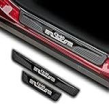 GZBFTDH Placas De Guarnição De Soleira De Porta De Carro Para Acessórios Mazda CX 90 2024 Capa De Guarnição De Placa De Proteção De Entrada De Porta Conjunto De 4 Peças De Acessórios Interiores De Automóveis