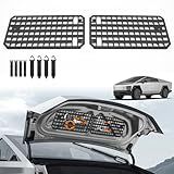 GZSH 2 Peças De Painéis Molle De Porta Malas Dianteiros Adequados Para Tesla Cybertruck 2023 2024 2025 Material De Liga De Alumínio Cybertruck Painéis Molle De Porta Malas Frontais Com 8 Tiras Para