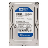 Hd 500gb - Sata - Wd Blue - 7200rpm - Pc - Oem - Em 12x Cor Unica