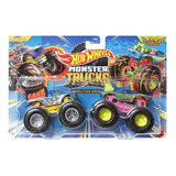 Hot Wheels Monster Trucks Pickup Haul Y All Vs Rodger Dodger